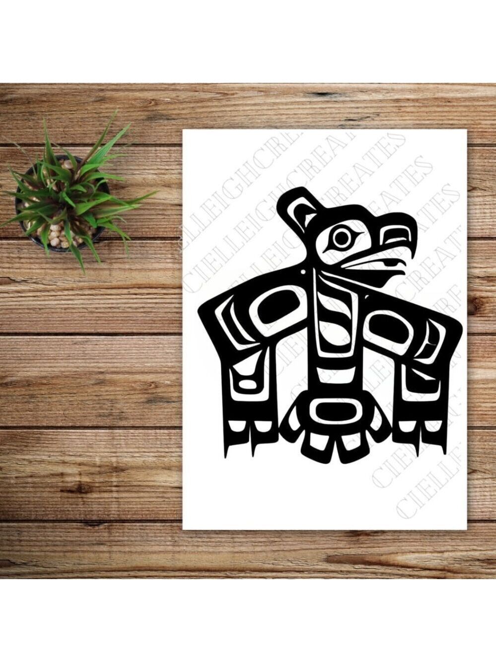 *2 for $20* Haida Raven  vinyl decal sticker Handcrafted